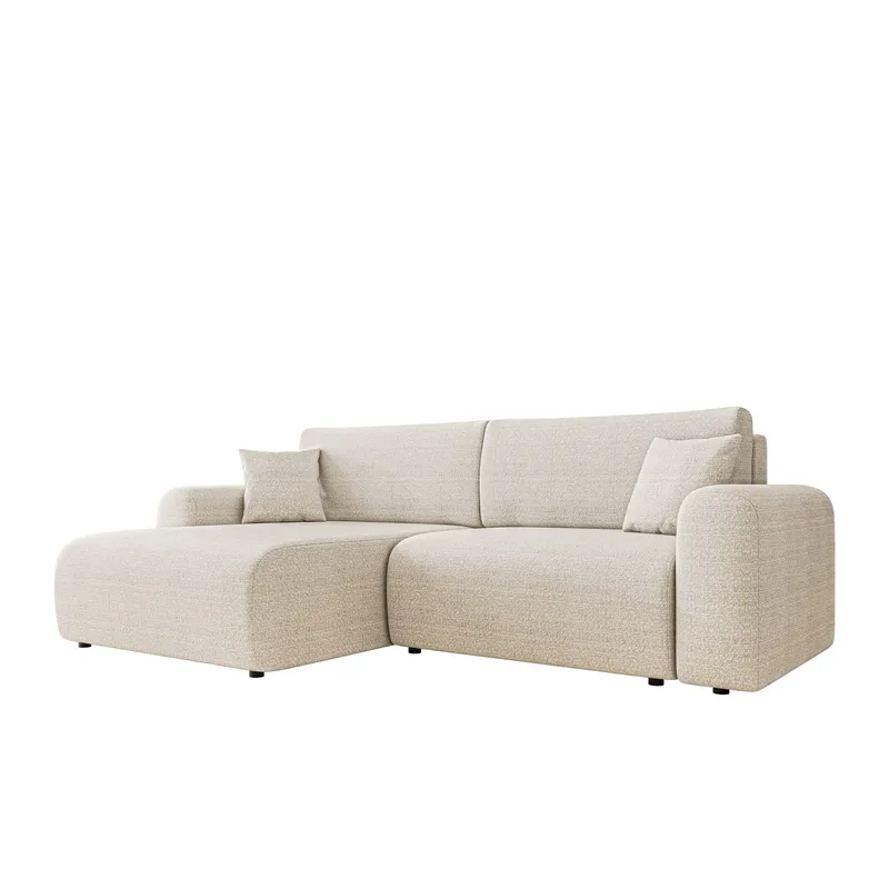 Brenor Bäddsoffa med Divan 3-sits - Ljusbeige - Möbler - Soffa - Bäddsoffa - Bäddsoffa divan