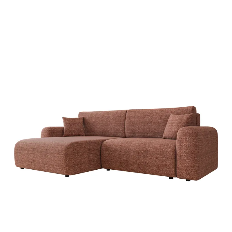 Brenor Bäddsoffa med Divan 3-sits - Röd - Möbler - Soffa - Bäddsoffa - Bäddsoffa divan