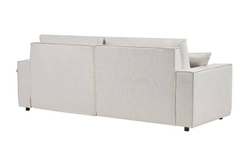 Brian 3-sits Högervänd Hörnbäddsoffa med Divan i Textil - Beige - Möbler - Soffa - Bäddsoffa - Hörnbäddsoffa
