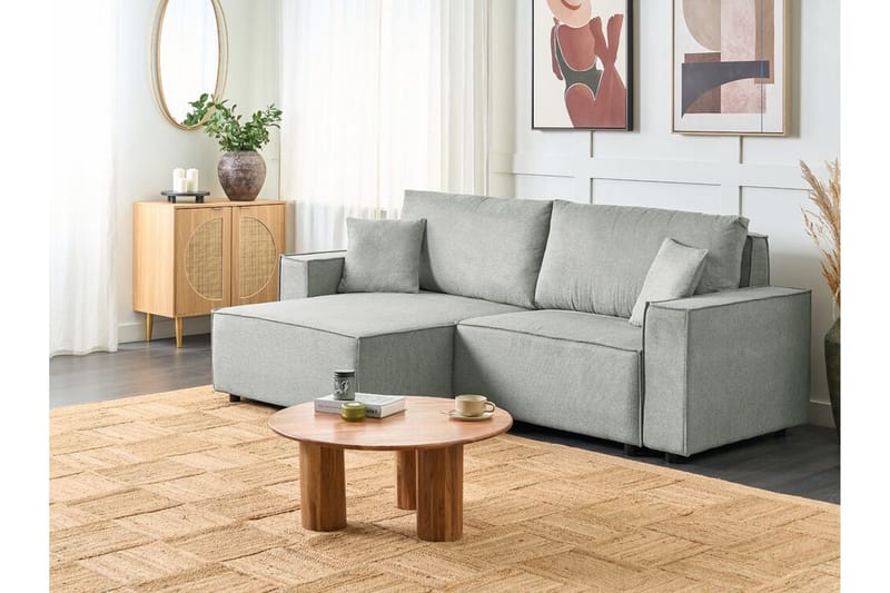 Brian Hörnbäddsoffa 3-sits - Grå - Möbler - Soffa - Bäddsoffa - Hörnbäddsoffa