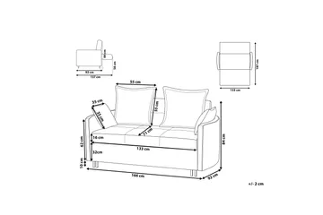 Brinkburn Bäddsoffa - Beige - Möbler - Soffa - Bäddsoffa - Framåtbäddad bäddsoffa