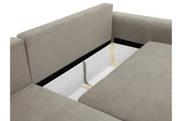 Burketown Bäddsoffa med Divan 3-sits i Sammet - Blå - Möbler - Soffa - Bäddsoffa - Bäddsoffa divan