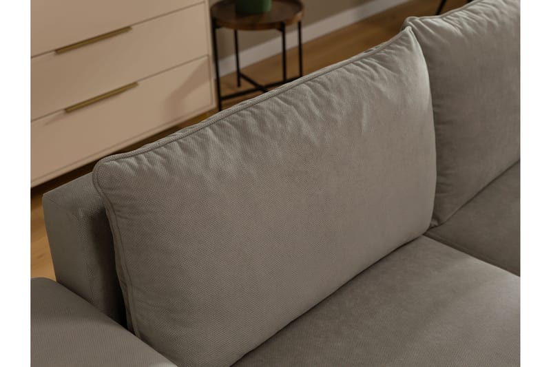 Burketown Bäddsoffa med Divan 3-sits i Sammet - Blå - Möbler - Soffa - Bäddsoffa - Bäddsoffa divan