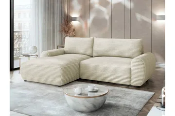 Burman Bäddsoffa med Divan 3-sits i Manchester - Beige - Möbler - Soffa - Bäddsoffa - Bäddsoffa divan