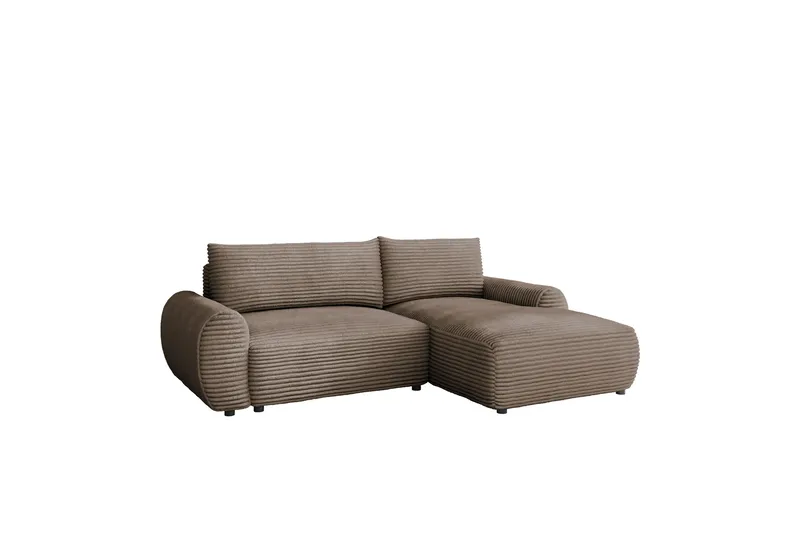 Burman Bäddsoffa med Divan 3-sits i Manchester, Brun