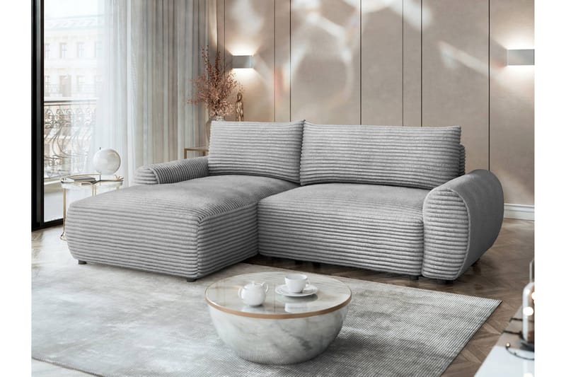 Burman Bäddsoffa med Divan 3-sits i Manchester - Grå - Möbler - Soffa - Bäddsoffa - Bäddsoffa divan