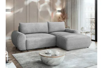 Burman Bäddsoffa med Divan 3-sits i Manchester - Grå - Möbler - Soffa - Bäddsoffa - Bäddsoffa divan