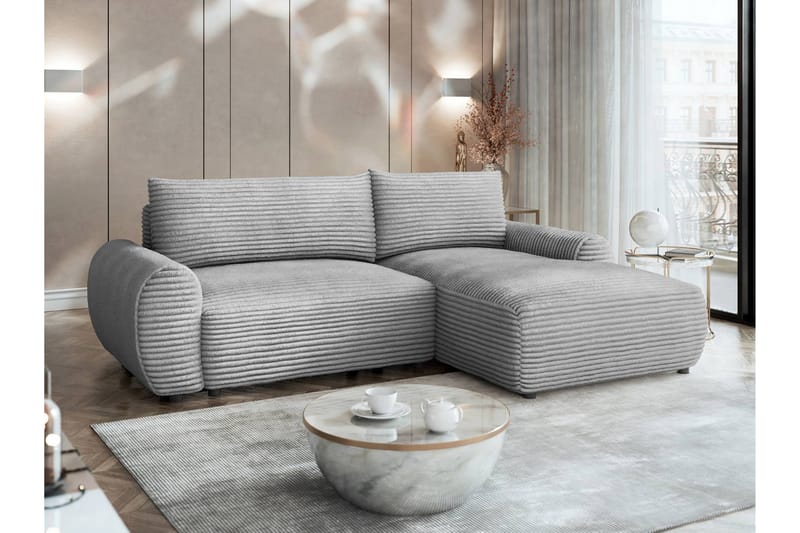 Burman Bäddsoffa med Divan 3-sits i Manchester - Grå - Möbler - Soffa - Bäddsoffa - Bäddsoffa divan