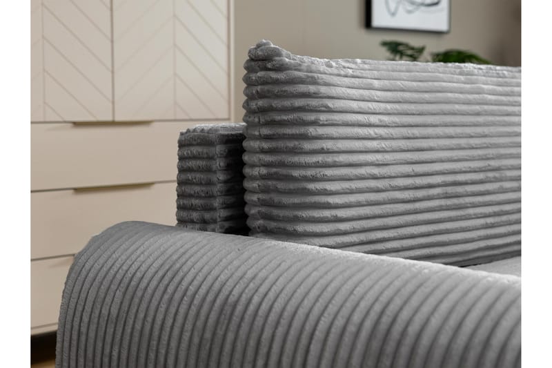 Burman Bäddsoffa med Divan 3-sits i Manchester - Grå - Möbler - Soffa - Bäddsoffa - Bäddsoffa divan