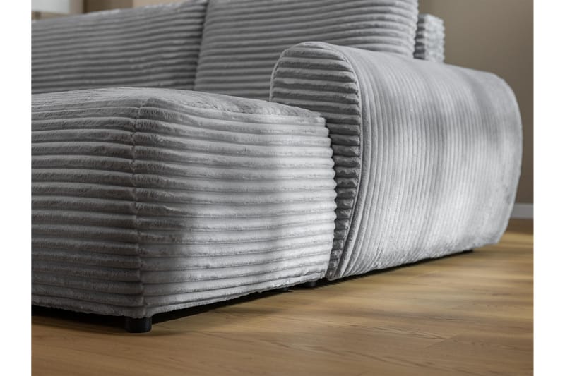 Burman Bäddsoffa med Divan 3-sits i Manchester - Grå - Möbler - Soffa - Bäddsoffa - Bäddsoffa divan