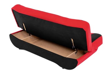 Burralla 2-sits Fällbar Bäddsoffa 118x184 cm med Förvaring i Sammet - Grön - Möbler - Soffa - Bäddsoffa - 2 sits bäddsoffa
