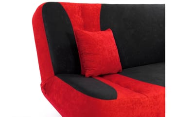 Burralla 2-sits Fällbar Bäddsoffa 118x184 cm med Förvaring i Sammet - Grön - Möbler - Soffa - Bäddsoffa - 2 sits bäddsoffa