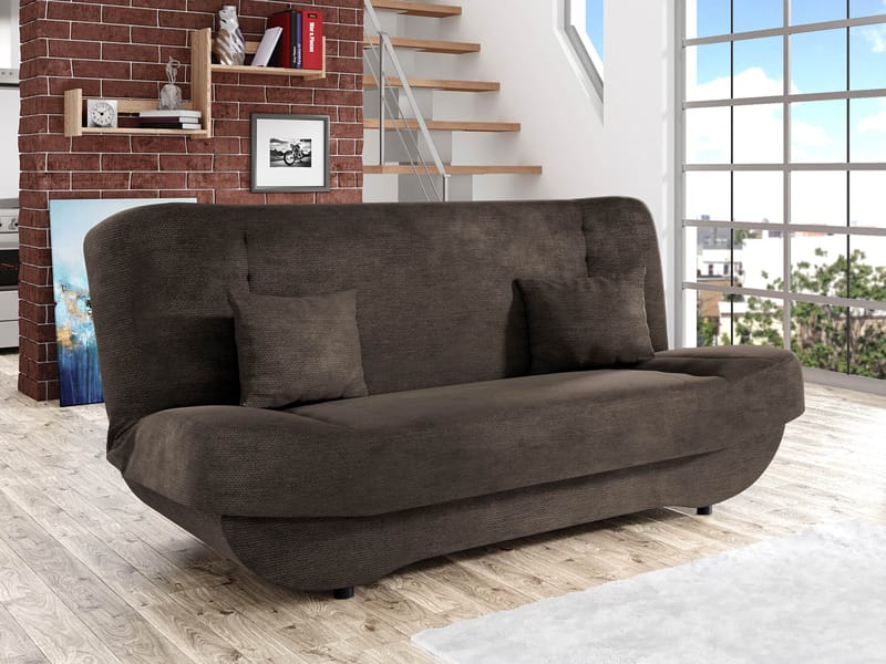 Burralla 3-sits Bäddsoffa - brun - Möbler - Soffa - Bäddsoffa - 2 sits bäddsoffa