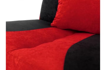 Burralla 3-sits Rektangulär Längsbäddad Bäddsoffa 118x184 cm med Förvaring i Tyg - Grå - Möbler - Soffa - Bäddsoffa - 3 sits bäddsoffa