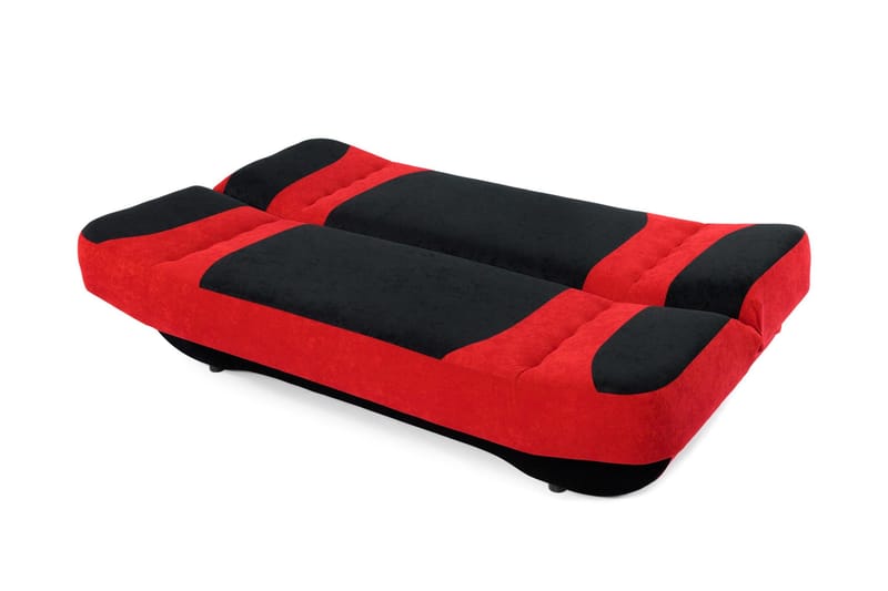 Burralla 3-sits Rektangulär Längsbäddad Bäddsoffa 118x184 cm med Förvaring i Tyg - Grå - Möbler - Soffa - Bäddsoffa - 3 sits bäddsoffa