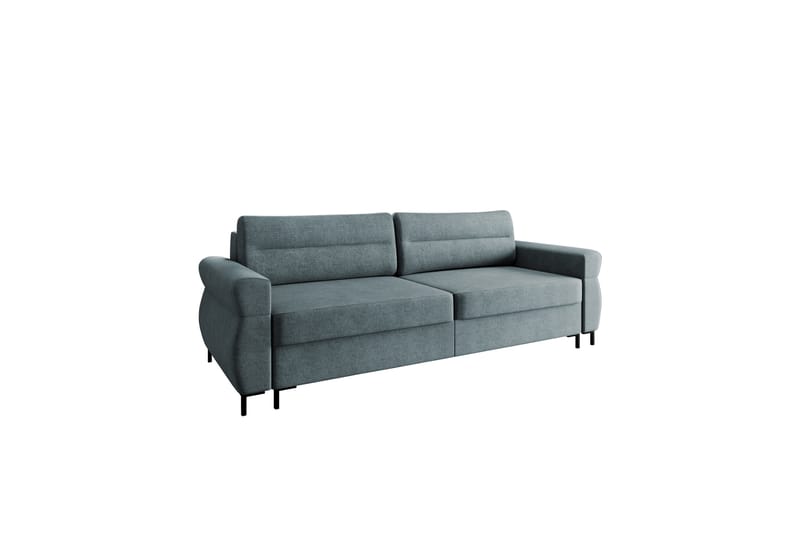 Busness Bäddsoffa 3-sits i Plysch - Grå - Möbler - Soffa - Bäddsoffa - 3 sits bäddsoffa