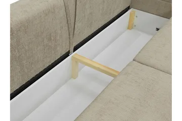 Busness Bäddsoffa 3-sits i Plysch - Grå - Möbler - Soffa - Bäddsoffa - 3 sits bäddsoffa