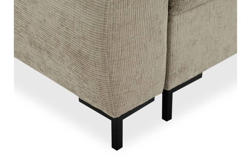 Busness Bäddsoffa 3-sits i Plysch - Grå - Möbler - Soffa - Bäddsoffa - 3 sits bäddsoffa