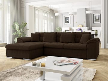 Camior 3-sits Bäddsoffa med divan och förvaring - Möbler - Soffa - Bäddsoffa - Hörnbäddsoffa