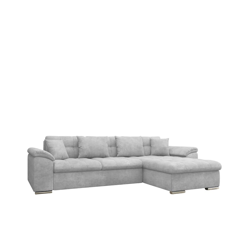 Camior 4-sits Bäddsoffa med divan Högervänd, grå