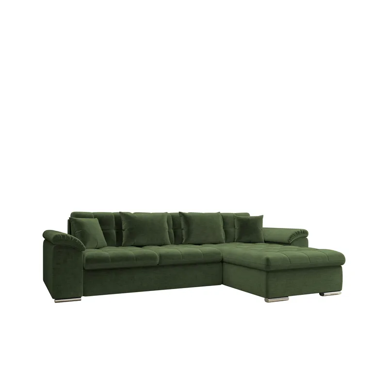 Camior 4-sits Bäddsoffa med divan Högervänd - grön - Möbler - Soffa - Bäddsoffa - Hörnbäddsoffa