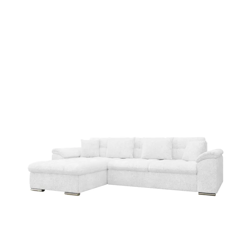 Camior 4-sits Bäddsoffa med divan Vänstervänd - Vit - Möbler - Soffa - Bäddsoffa - Hörnbäddsoffa