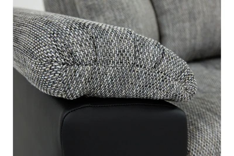 Camior Bäddsoffa m. Divan 3-sits - Vit/Svart - Möbler - Soffa - Bäddsoffa - Bäddsoffa divan