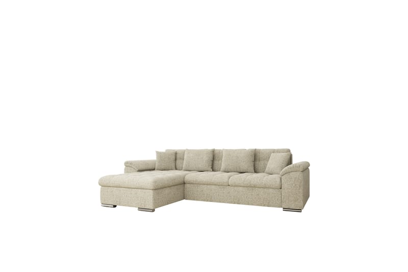 Camior Bäddsoffa med Divan 3-sits - Beige - Möbler - Soffa - Bäddsoffa - Bäddsoffa divan