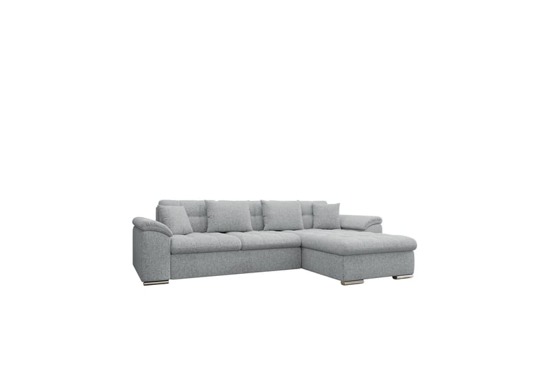 Camior Bäddsoffa med Divan 3-sits - Grå - Möbler - Soffa - Bäddsoffa - Bäddsoffa divan