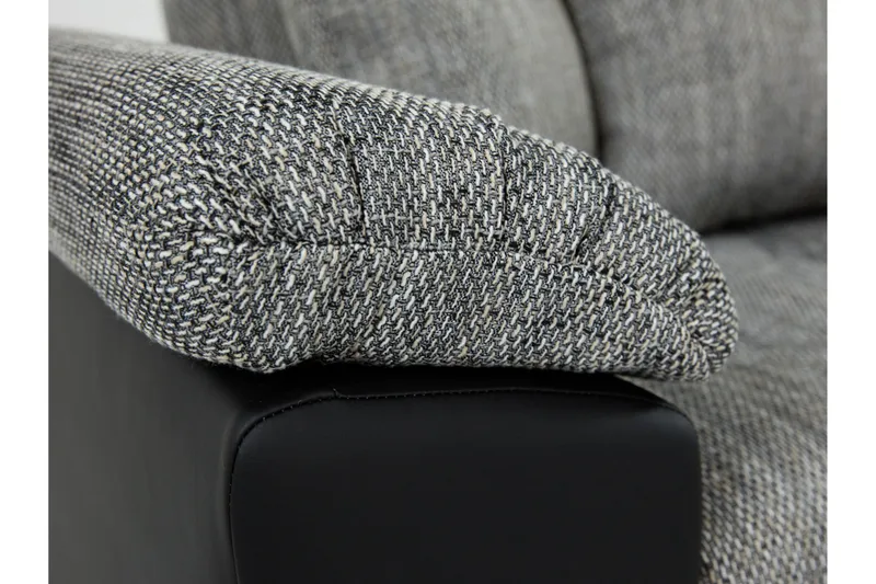 Camior Bäddsoffa med Divan 3-sits - Grå - Möbler - Soffa - Bäddsoffa - Bäddsoffa divan