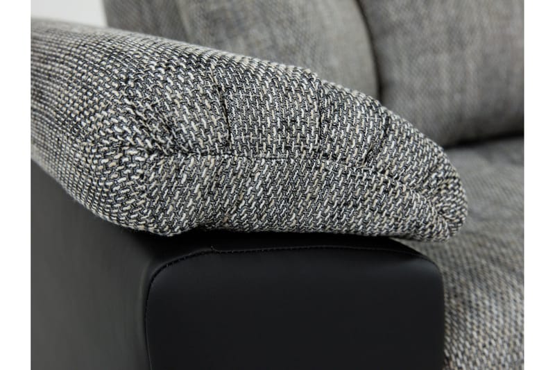 Camior Bäddsoffa med Divan 3-sits - Svart - Möbler - Soffa - Bäddsoffa - Bäddsoffa divan