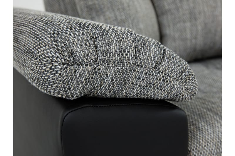 Camior Bäddsoffa med Divan 3-sits - Svart - Möbler - Soffa - Bäddsoffa - Bäddsoffa divan