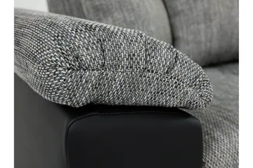 Camior Bäddsoffa med Divan 3-sits - Svart - Möbler - Soffa - Bäddsoffa - Bäddsoffa divan