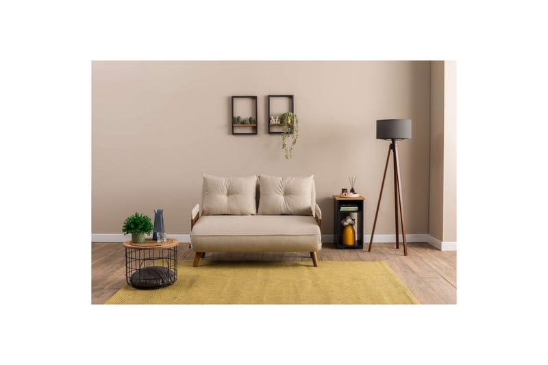 Canelo Bäddsoffa 2-sits - Cream - Möbler - Soffa - Bäddsoffa - 2 sits bäddsoffa