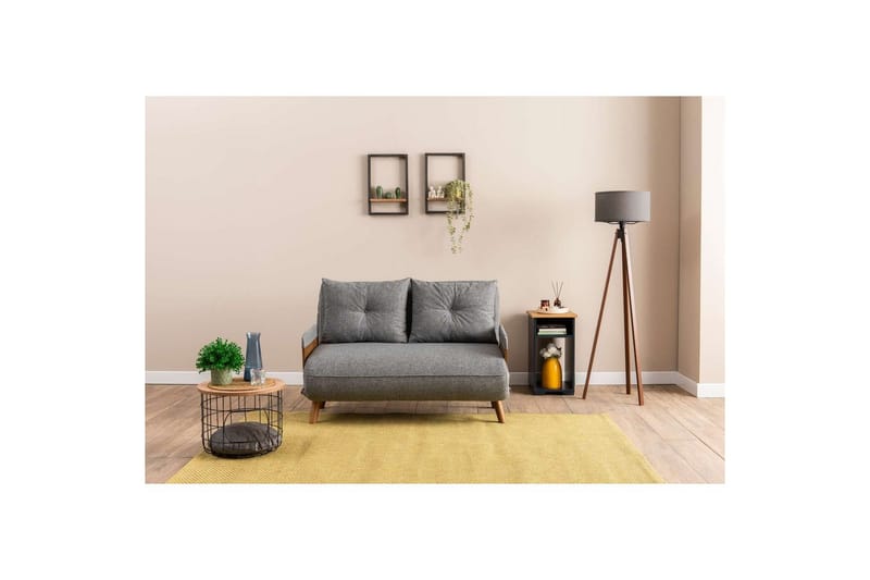 Canelo Bäddsoffa 2-sits - Ljusgrå - Möbler - Soffa - Bäddsoffa - 2 sits bäddsoffa