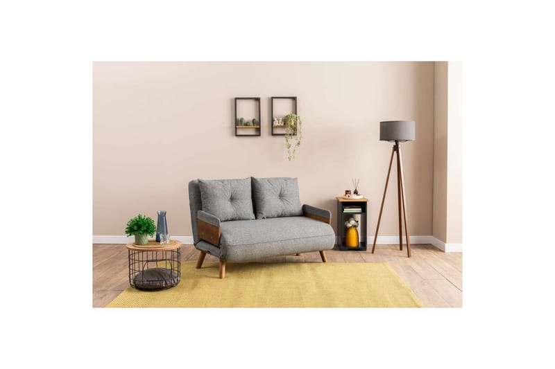 Canelo Bäddsoffa 2-sits - Ljusgrå - Möbler - Soffa - Bäddsoffa - 2 sits bäddsoffa