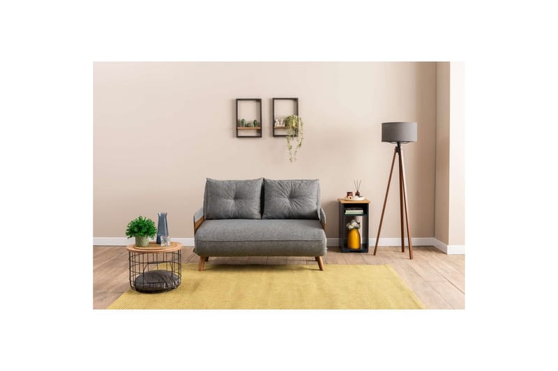 Canelo Bäddsoffa 2-sits - Ljusgrå - Möbler - Soffa - Bäddsoffa - 2 sits bäddsoffa