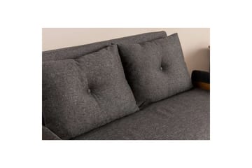 Canelo Bäddsoffa 2-sits - Mörkgrå - Möbler - Soffa - Bäddsoffa - 2 sits bäddsoffa