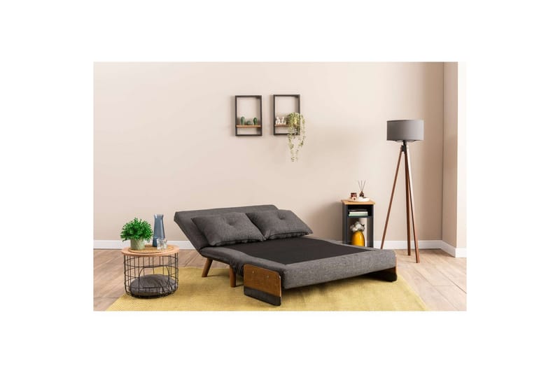 Canelo Bäddsoffa 2-sits - Mörkgrå - Möbler - Soffa - Bäddsoffa - 2 sits bäddsoffa