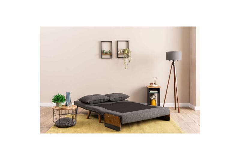 Canelo Bäddsoffa 2-sits - Mörkgrå - Möbler - Soffa - Bäddsoffa - 2 sits bäddsoffa