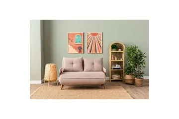 Canelo Bäddsoffa 2-sits - Mink - Möbler - Soffa - Bäddsoffa - 2 sits bäddsoffa