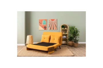 Canelo Bäddsoffa 2-sits - Senapsgul - Möbler - Soffa - Bäddsoffa - 2 sits bäddsoffa