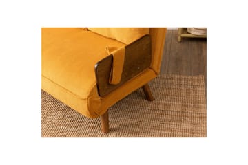 Canelo Bäddsoffa 2-sits - Senapsgul - Möbler - Soffa - Bäddsoffa - 2 sits bäddsoffa