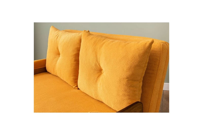 Canelo Bäddsoffa 2-sits - Senapsgul - Möbler - Soffa - Bäddsoffa - 2 sits bäddsoffa