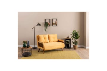 Canelo Bäddsoffa 2-sits - Senapsgul - Möbler - Soffa - Bäddsoffa - 2 sits bäddsoffa