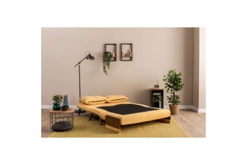 Canelo Bäddsoffa 2-sits - Senapsgul - Möbler - Soffa - Bäddsoffa - 2 sits bäddsoffa