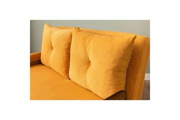 Canelo Bäddsoffa 2-sits - Senapsgul - Möbler - Soffa - Bäddsoffa - 2 sits bäddsoffa