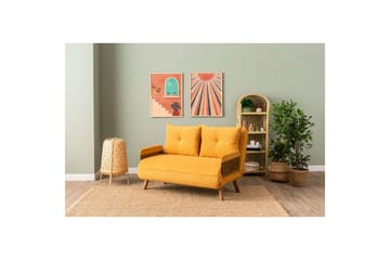 Canelo Bäddsoffa 2-sits - Senapsgul - Möbler - Soffa - Bäddsoffa - 2 sits bäddsoffa