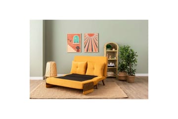 Canelo Bäddsoffa 2-sits - Senapsgul - Möbler - Soffa - Bäddsoffa - 2 sits bäddsoffa