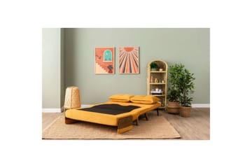 Canelo Bäddsoffa 2-sits - Senapsgul - Möbler - Soffa - Bäddsoffa - 2 sits bäddsoffa